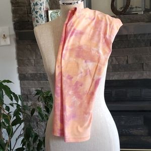 Athleta..size small.  Capri length w/pocket